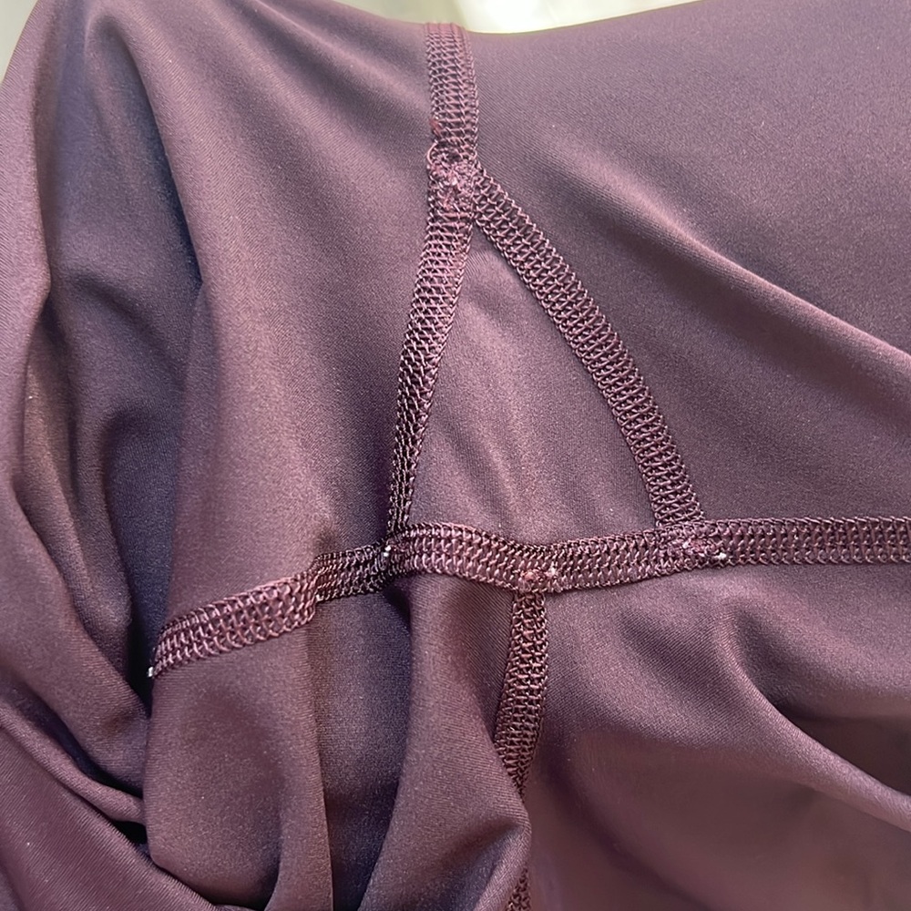 #28 Lululemon Fast Free Crop ll Nulux 19" 
Sz 8, Dark Adobe, Reflective Run Gym - Picture 13 of 14